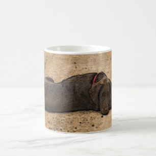 Chocolate Labrador Retriever Puppy Kaffemugg