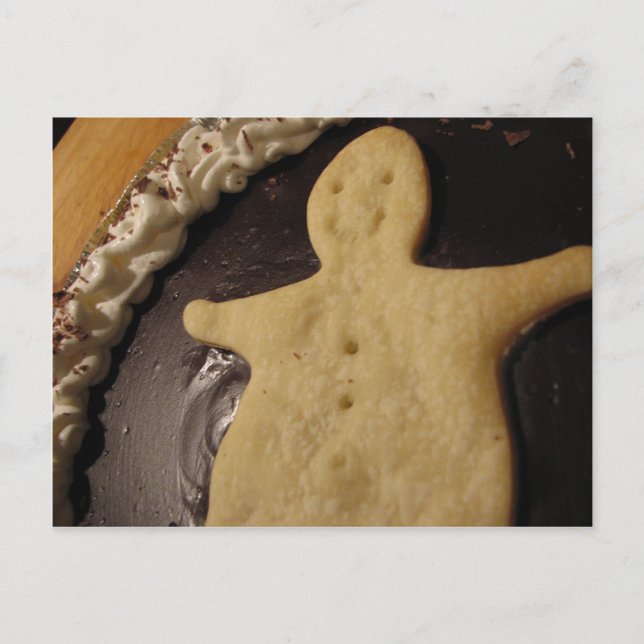 Chocolate Man Paj Vykort (Framsida)