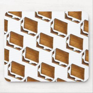 Chocolate Marshmallow Camp S'mores Smore Mousepad Musmatta