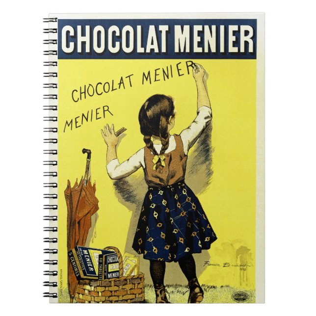 Chocolate Menier Anteckningsbok (Framsidan)