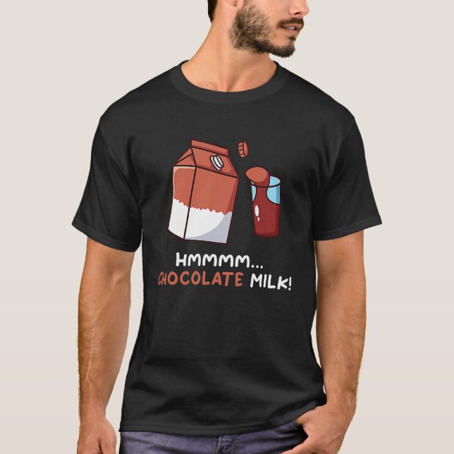 Chocolate Milk  Food  Eater Graphic T Shirt (Framsida)