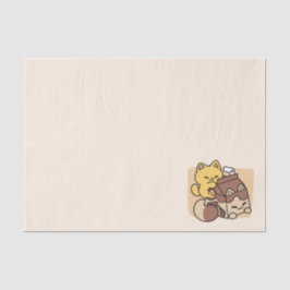 Chocolate Milk Sipping on Bliss – Kawaii Cat Food 