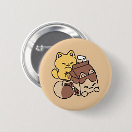 Chocolate Milk Sipping on Bliss – Kawaii Cat Food  Knapp
