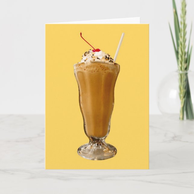 Chocolate Milkshake Kort (Framsida)