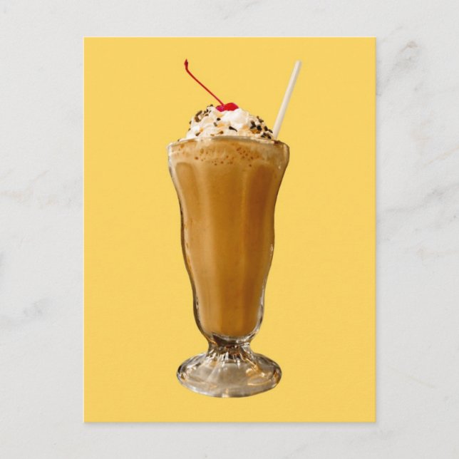 Chocolate Milkshake Vykort (Framsida)