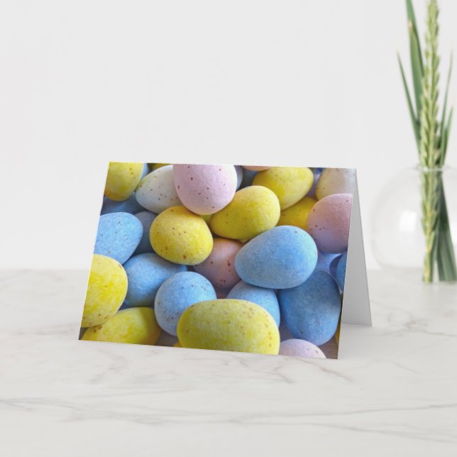 Chocolate Mini Eggs Helgkort (Framsida)