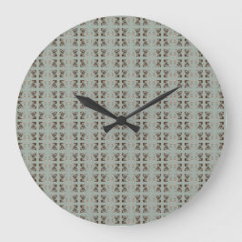 CHOCOLATE MINT acrylic wall clock  Stor Klocka
