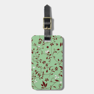Chocolate Mint-Blommigt Bagagebricka