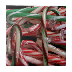Chocolate Mint-Polkagrisar Helgdag Festive Kakelplatta