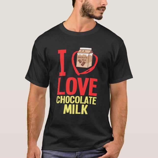 Chocolate Mjölk Choco Milkskakakskakrocka T Shirt (Framsida)