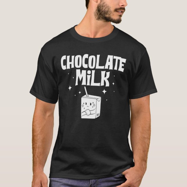 Chocolate Mjölk Choco Milkskakakskakrocka T Shirt (Framsida)