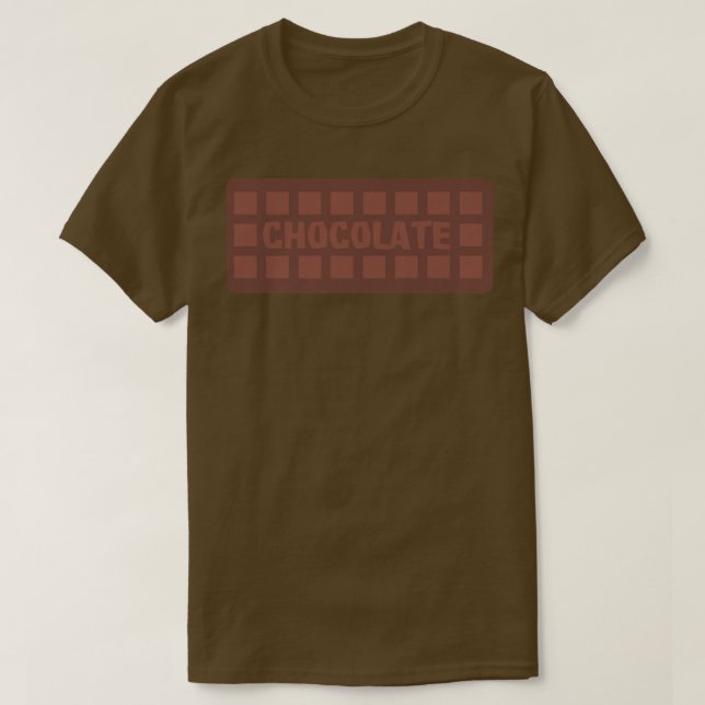 Chocolate Mjölk Cocoa Brownie Cake Baking T Shirt (Design framsida)