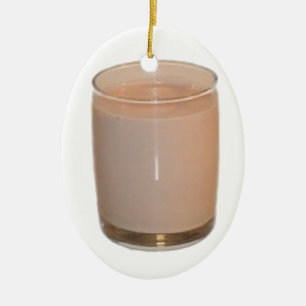 Chocolate Mjölk Julgransprydnad Keramik