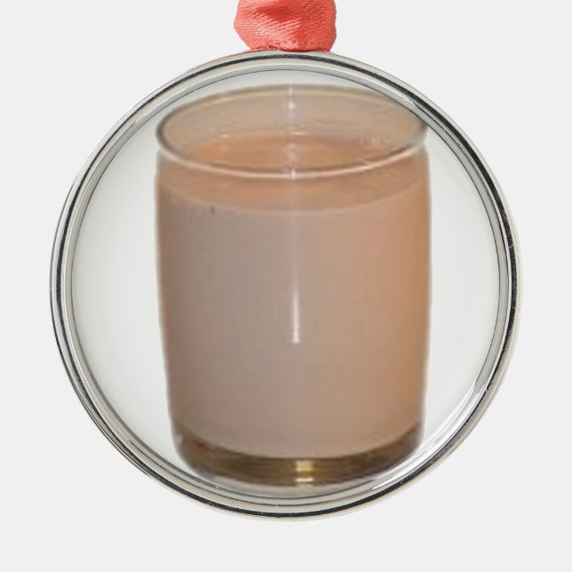 Chocolate Mjölk Julgransprydnad Metall (Framsidan)