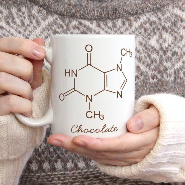 Chocolate Molecule Personlig Kaffemugg (Skapare uppladdad)