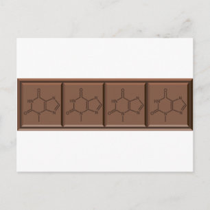 Chocolate Molecule Vykort