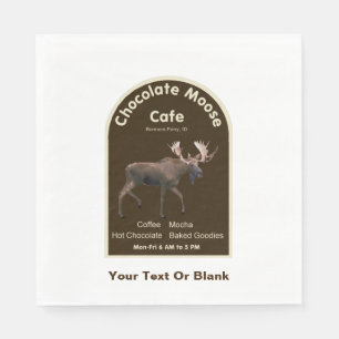 Chocolate Moose Cafe Pappersservett