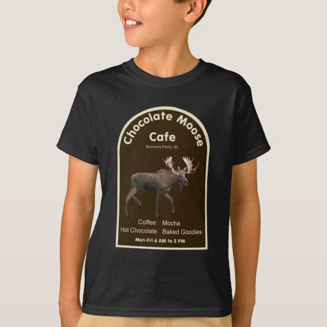 Chocolate Moose Cafe T-shirt (Framsida)