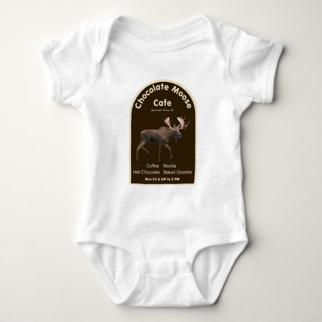 Chocolate Moose Cafe Tee Shirt (Framsida)