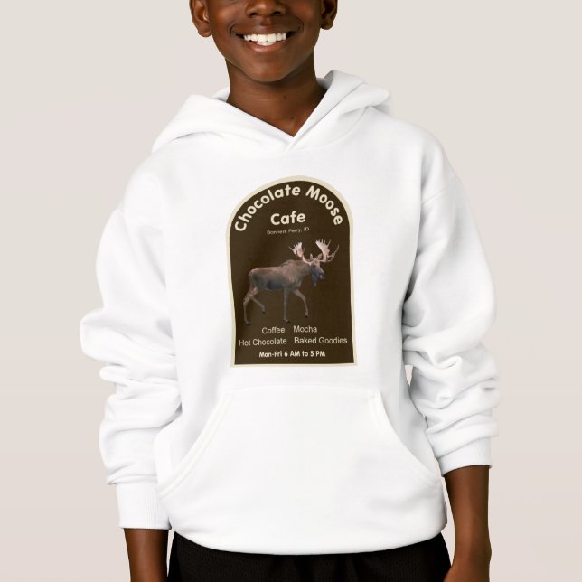 Chocolate Moose Cafe Tee Shirt (Framsida)