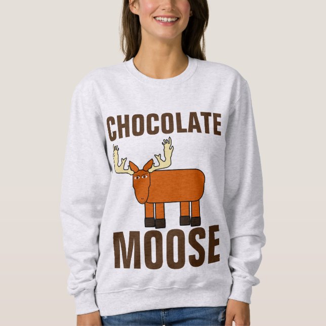 CHOCOLATE MOOSE FUNNY T-Shirts (Framsida)