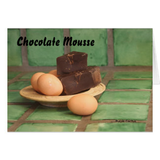 Chocolate Mousse Hälsningskort
