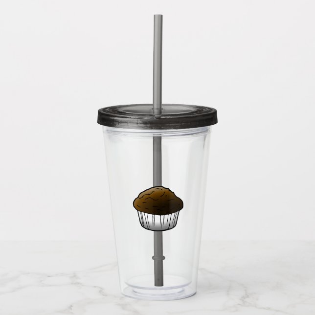 Chocolate Muffin Acrylic Tumbler Take Away Mugg (Framsida)