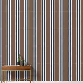 Chocolate & Navy Dubbel Rugbyrandig Streck } --> C