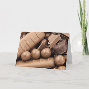 Chocolate Note Card Kort