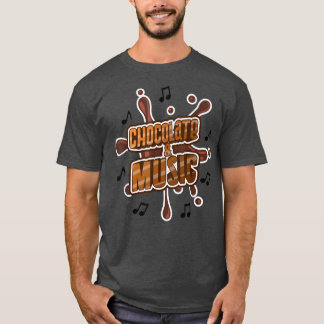 Chocolate och Music Hobby Chocolatier Musician T Shirt