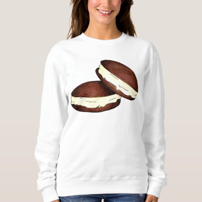 Chocolate PA Dutch WHopie Paj Paj Sweatshirt Tee Shirt (Framsida)