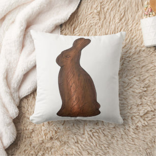 Chocolate Påsk Basket Bunny Rabbit Chokohol Kudde