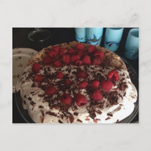 Chocolate Pavlova Vykort