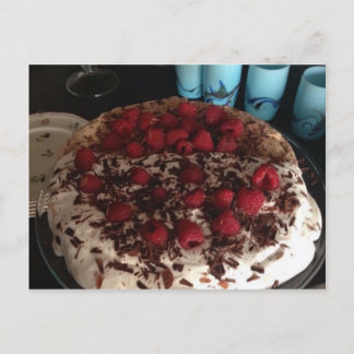 Chocolate Pavlova Vykort