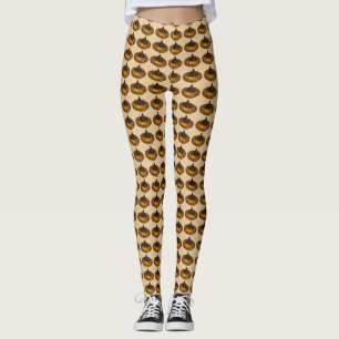Chocolate peanut Butter Cookie Foodie Leggings