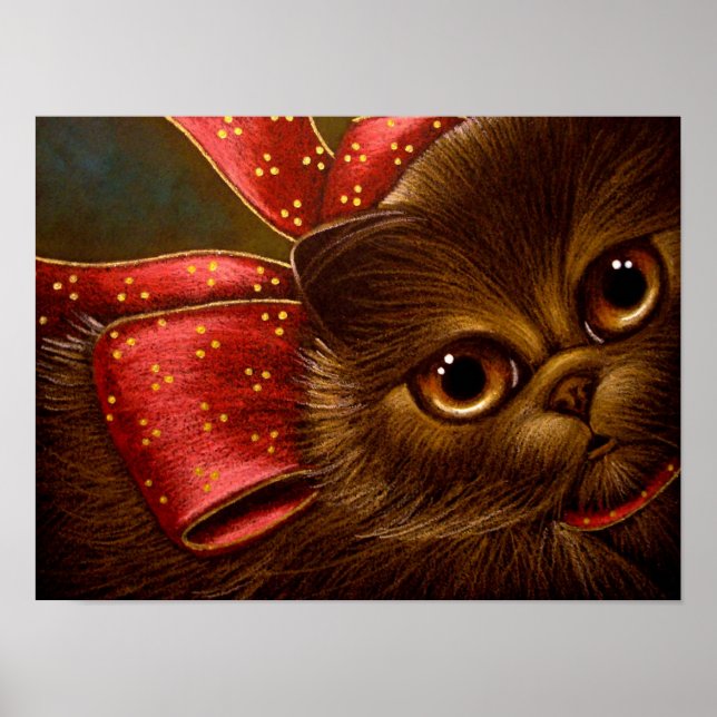 CHOCOLATE PERSIAN CAT POSTER (Framsidan)