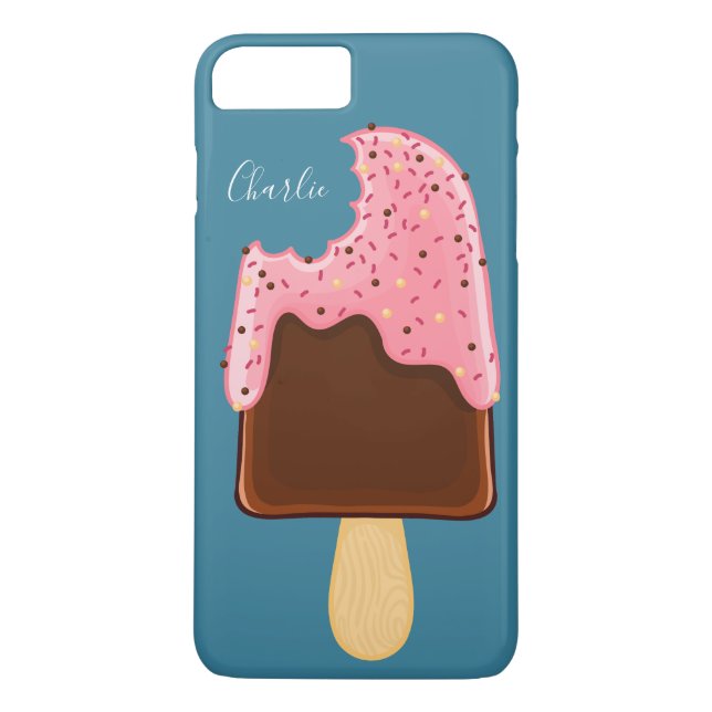 Chocolate Popsicle, anpassade namnfodral Case-Mate iPhone Skal (Baksida)