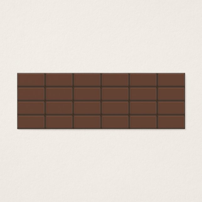 Chocolate Pub Delarare Litet Visitkort (Framsidan)