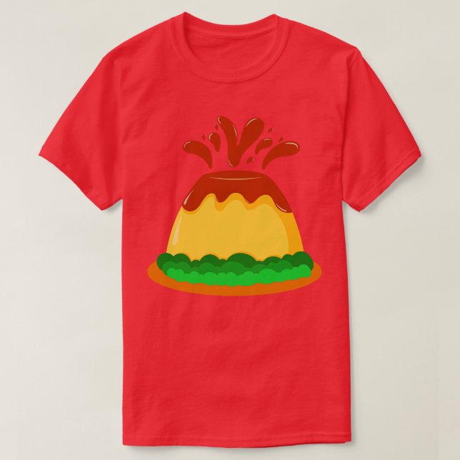 Chocolate Pudding Volcano T Shirt (Design framsida)