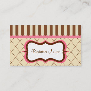 Chocolate Raspberry-Affärskort Visitkort