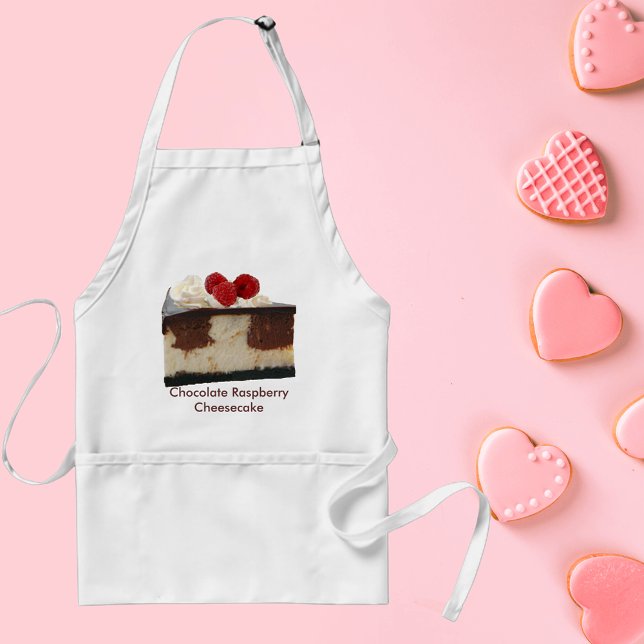 Chocolate Raspberry Cheesecake Förkläde (Chocolate Raspberry Cheesecake Adult Apron)