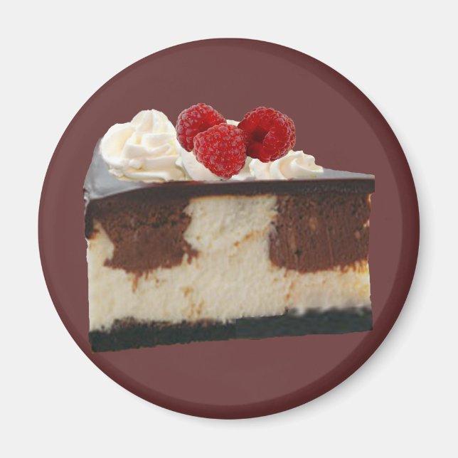 Chocolate Raspberry Cheesecake Magnet (Framsidan)