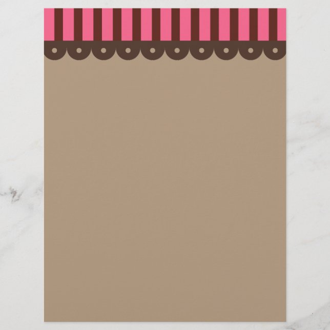 Chocolate Retro Letterhead (Framsida)