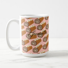 Chocolate Roll Cake Kaffemugg