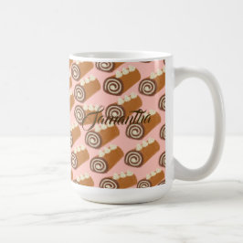 Chocolate Roll Cake Kaffemugg