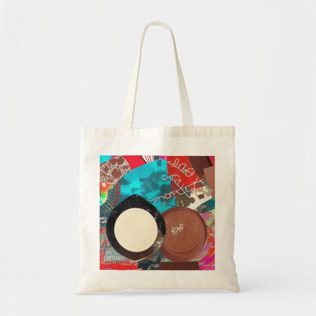 Chocolate Sak Tote Bag Tygkasse (Framsidan)
