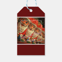 Chocolate Santa Anpassad Skript Jul Presentetikett