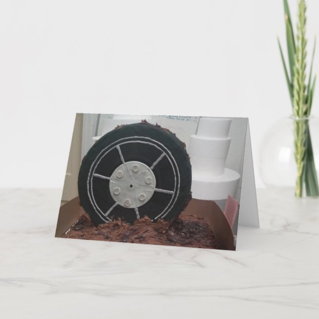 "Chocolate Skidmarks" Hämta brunstkort Kort (Framsida)