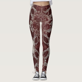 Chocolate Snöre AI art Leggings