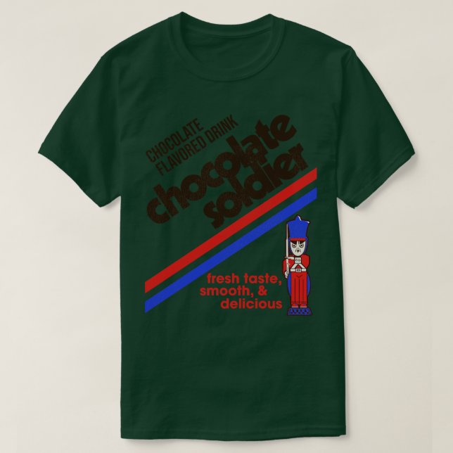 Chocolate Soldier 80s kan märkas T Shirt (Design framsida)